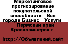 Маркетинговое прогнозирование покупательской способности - Все города Бизнес » Услуги   . Пермский край,Красновишерск г.